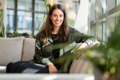 Réalisation de photographies d'entrepreneuse à clermont-ferrand.