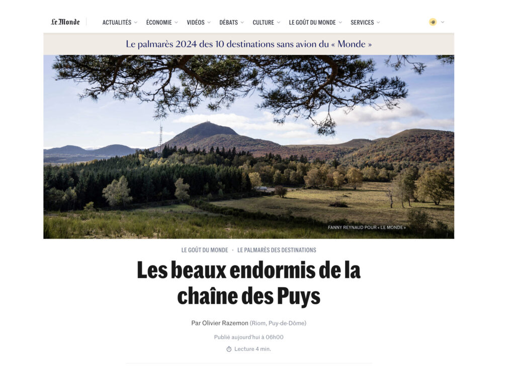 Fanny Reynaud photographe de presse : parution dans Le Monde